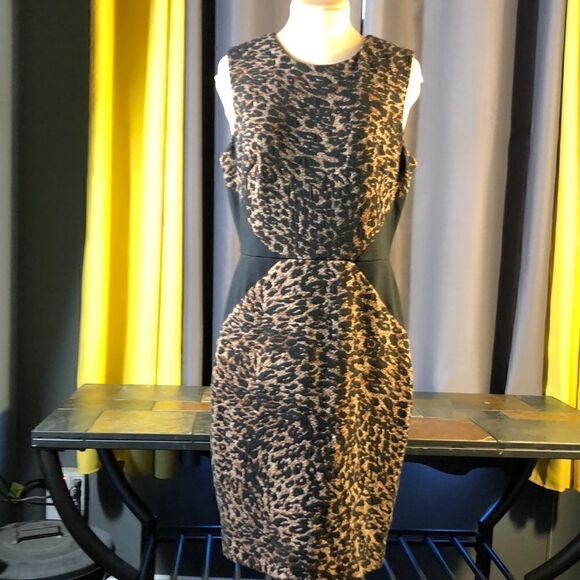 Ladies Leopard Size 6 Mini Dress - Picture 1 of 8